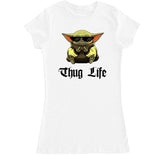 Women's Baby Yoda Finger Thug T Shirt