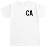 Men's CA CALIFORNIA MAP 2-SIDED T Shirt