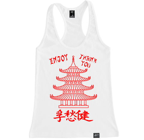 Women's CHINESE TAKE OUT Racerback Tank Top