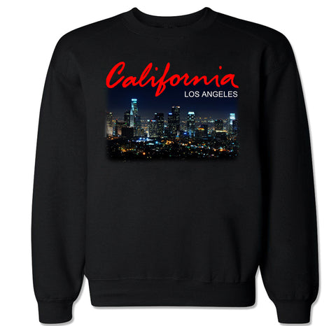 Men's California LA Los Angeles City Crewneck Sweater
