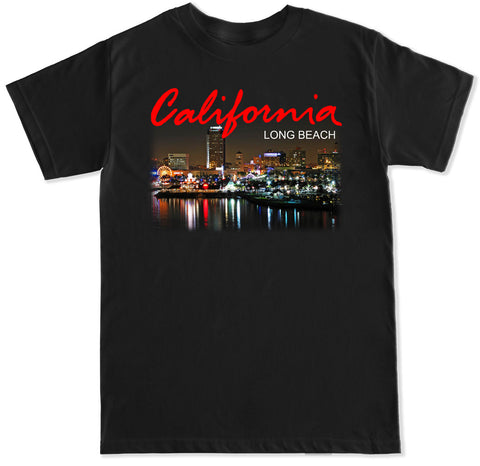 Men's California Long Beach City T Shirt
