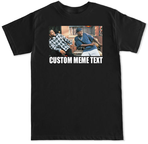 Men's Custom Meme Text Cube Tucker Damn  T Shirt