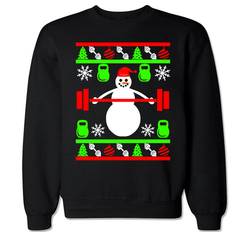 Men's SNOWMAN UGLY CHRISTMAS Crewneck Sweater
