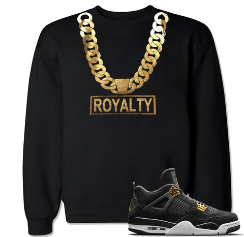 Men's Gold Chain Royalty Crewneck Sweater