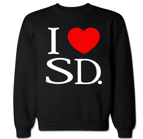 Men's I Love SD Crewneck Sweater