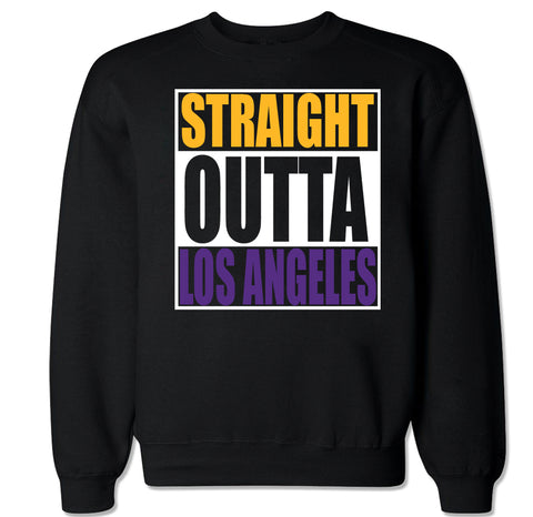 Men's Straight Outta Los Angeles Crewneck Sweater