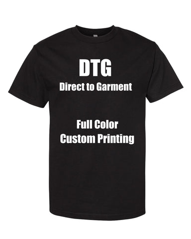 Customize Unisex American Apparel 1301 Heavyweight T Shirt DTG (Direct to Garment) Printing