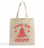 Chinese Takeout Cotton Canvas Tote Bag