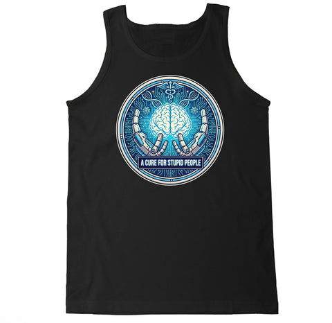 Men's A Cure for Stupid People Tank Top