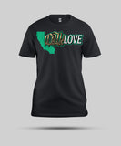 Set Above Cali Love Green T Shirt