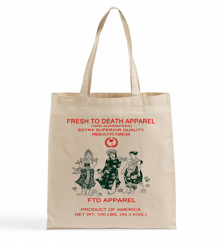 FTD Jasmine Cotton Canvas Tote Bag