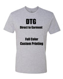 Customize Unisex Next Level 3600 T Shirt DTG (Direct to Garment) Printing
