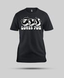 Set Above Jesus Loves You T Shirt