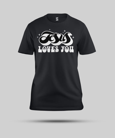 Set Above Jesus Loves You T Shirt