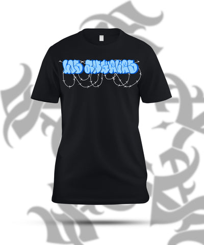 Starving Artists Ink LA Throwie Blue T Shirt
