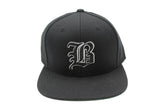 Old English Letter B Snapback Hat