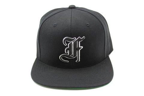 Old English Letter F Snapback Hat