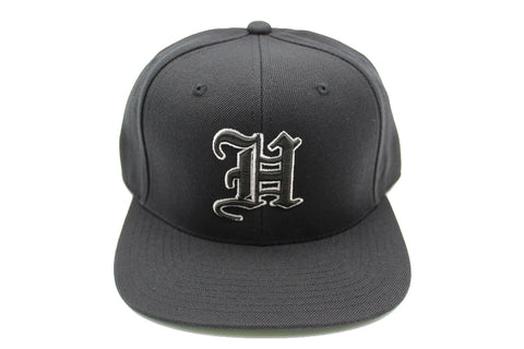 Old English Letter H Snapback Hat