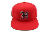 Old English Letter H Snapback Hat