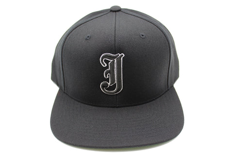 Old English Letter J Snapback Hat