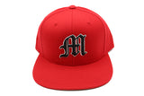 Old English Letter M Snapback Hat