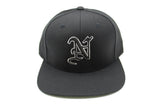 Old English Letter N Snapback Hat