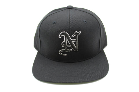 Old English Letter N Snapback Hat