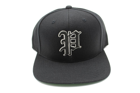 Old English Letter P Snapback Hat