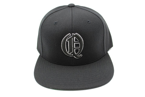 Old English Letter Q Snapback Hat