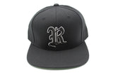 Old English Letter R Snapback Hat