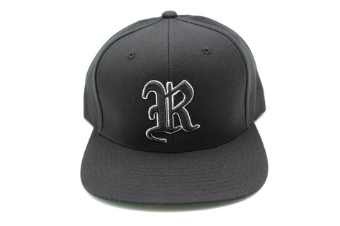 Old English Letter R Snapback Hat