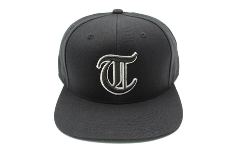 Old English Letter T Snapback Hat