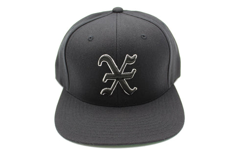 Old English Letter X Snapback Hat