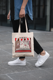 Pizza Box Cotton Canvas Tote Bag