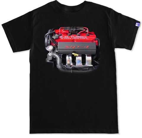 Men's SRT 4 Engine Red T Shirt