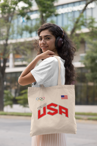 USA Cotton Canvas Tote Bag