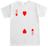 Men's Two of Hearts Diamonds Clubs Spades T Shirt