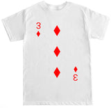 Men's Three of Hearts Diamonds Clubs Spades T Shirt