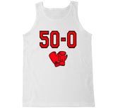 Men's 50-0 Undefeated Boxing  Tank Top