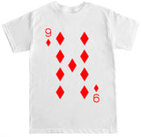 Men's Nine of Hearts Diamonds Clubs Spades T Shirt