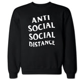 Men's Anti Social Social Distance Crewneck Sweater