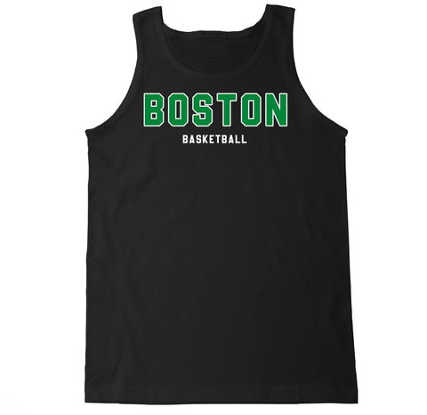 Men's Boston Basketball Tank Top