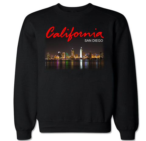Men's California San Diego City Crewneck Sweater