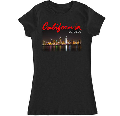 Women's California San Diego City T Shirt