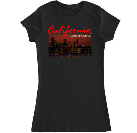 Women's California San Francisco City T Shirt