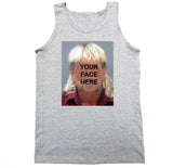 Men's Customize Your Joe Exotic Face Tank Top