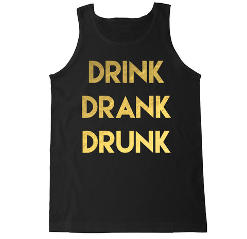 Men's DRINK DRANK DRUNK Tank Top