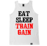 Men's EAT SLEEP TRAIN GAIN Tank Top