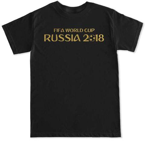 Men's Gold World Cup 2018 T Shirt