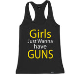 Women's GIRLS GUNS Racerback Tank Top